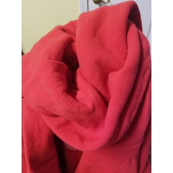 🏈NFL San Francisco 49ers Red Hoodie With Superman /Niners Logo Overlap  Large Lg - Picture 3 of 3